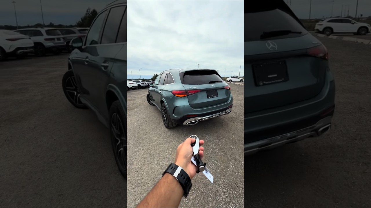 YouTube thumbnail for 2027 Mercedes GLC 300: Is this storage space enough? #toronto #brampton