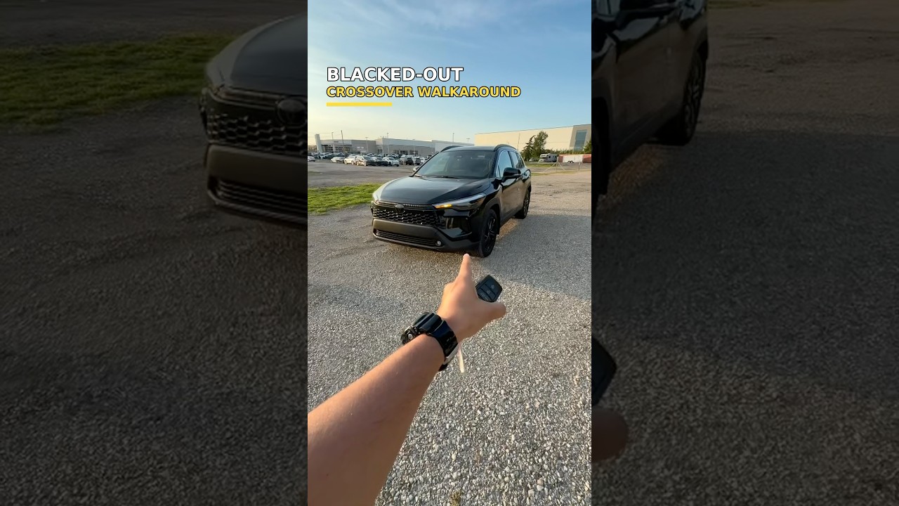 YouTube thumbnail for Is this the perfect daily driver? 2026 Corolla Cross Hybrid #toronto #brampton