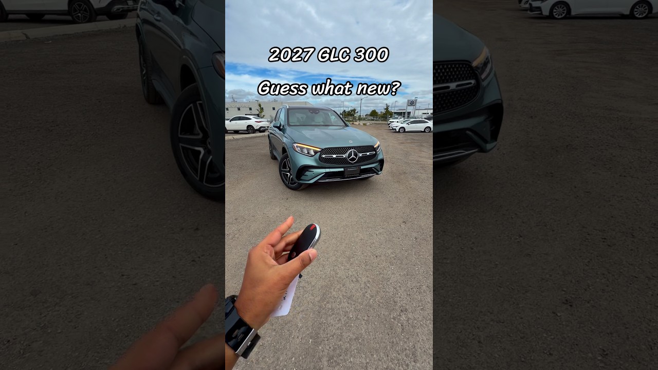 YouTube thumbnail for Guess what’s new in 2027 GLC 300? #toronto #brampton